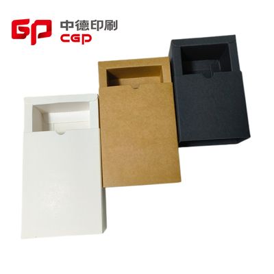 Minimalist Design Sliding Drawer Smartphone Packaging Box with Sleek Finish Pull-out Box
