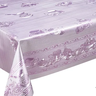 Factory Wholesale Luxury European PVC Polyester Wholesale Table Cloths