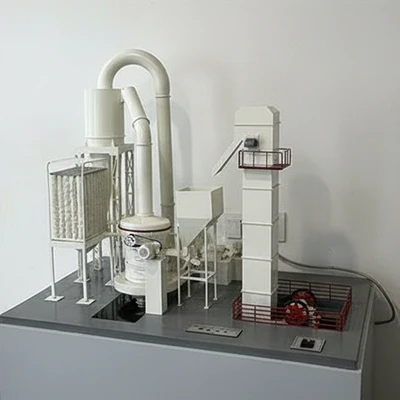Complete Gypsum Powder Production Line / Gypsum Grinding Equipment