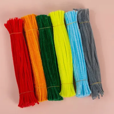 30cm Colored Polyester Kid′ S DIY Chenille Stem