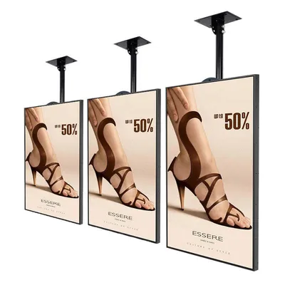 3000 Nits 49 Inch Window Facing LCD Display Intelligent Heat Dissipation Coffee Shop Menu Sign