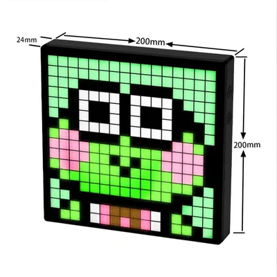 Smart APP Control LED Panel DIY Text Animations Desktop LED Pixel Display