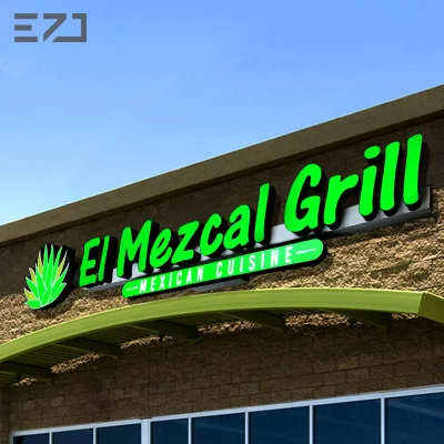 Ezd Custom Outdoor Illuminated Store LED 3D LED Channel Letter Business Sign