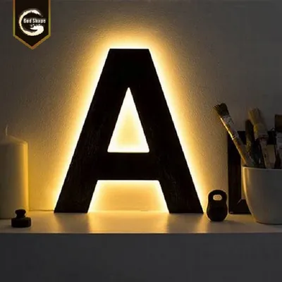 Factory Backlit Lighting 3D LED Letters and Numbers Illuminated Signage