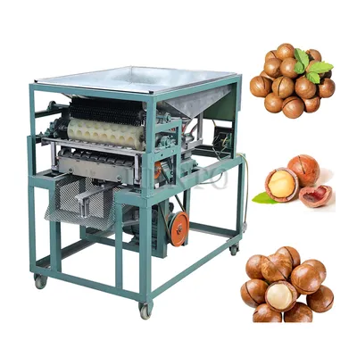 Electric Macadamia Nut Cracker Machine / Macadamia Nut Cutting Machine