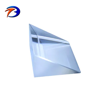 Custom High Quality Beveled Reflection Right Angle Triangular Glass Prism