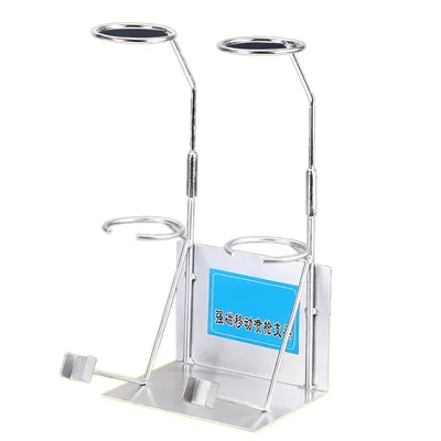 Paint Spray Gun Stand Magnetic Holder HVLP Bench Mount Double Dual
