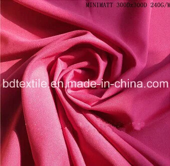 Top Grade Best Selling Functional 100%Polyester 300d Plain Dyed Mini Matt Fabric