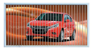Tri-Vision Display Stand with TD-75 for Enhanced Visibility