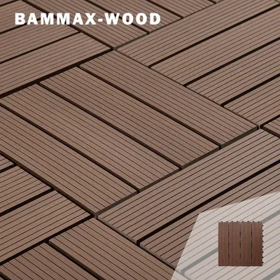 Waterproof Modern Design WPC DIY Deck Tiles Composite Click Deck Tiles