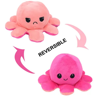 2020 Hot Selling Plush Sea Animal Colorful Stuffed Toys Reversible Toy Octopus Korea