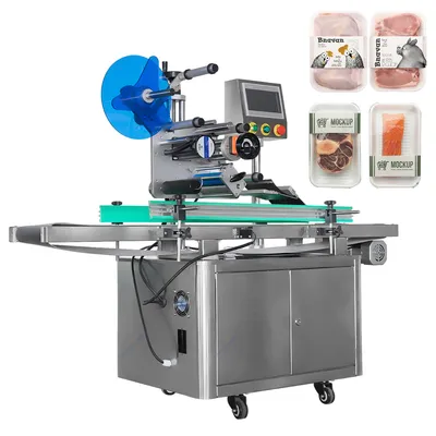 Durable Plane Labeled Sticker Machine Automatic Bottle Labeling Machine Flat Labeling Machine