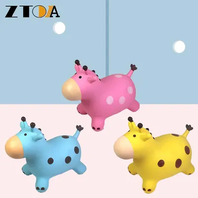 PVC Inflatable Animal Jump Toy Non-Music Elfin Customized Animal