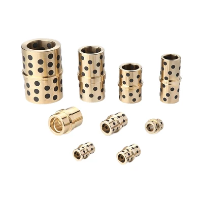 Customized High Force Brass Graphite Copper Sleeve Self Lubricating Bronze Bushing