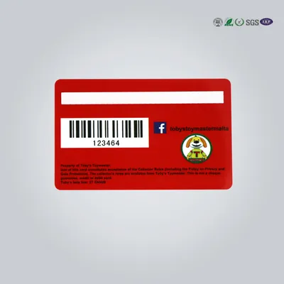 Clear Plastic PVC RFID Visiting Business Card with Custom Design