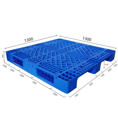 Heavy-Duty Single Faced Plastic Pallet for Storage Efficiency
