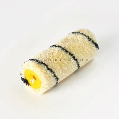 Black on Yellow Acrylic Glue Bonding Paint Roller Refills