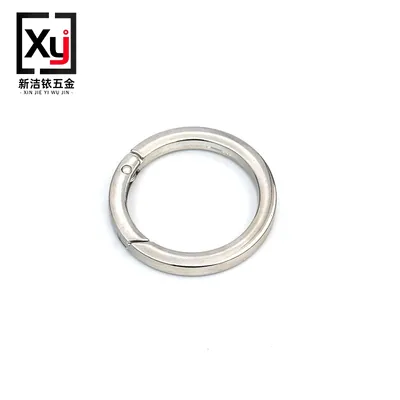 Metal Ring Buckle Open Spring Ring Metal Circular Spring Buckle