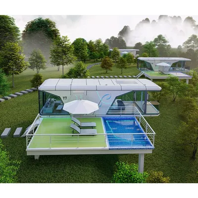 28 Square Meter Mobile Homes Housing Prefab Mobile Tiny Modern Capsule House