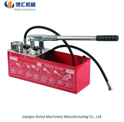 Hand Tools Are Used to Manually Test Precision Pressure Pumps for Substances Such as Water and Oil