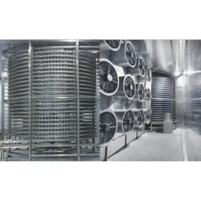 High Production Capacity Customizable Automatic Spiral Individual Quick Freezer for Meat Cuts