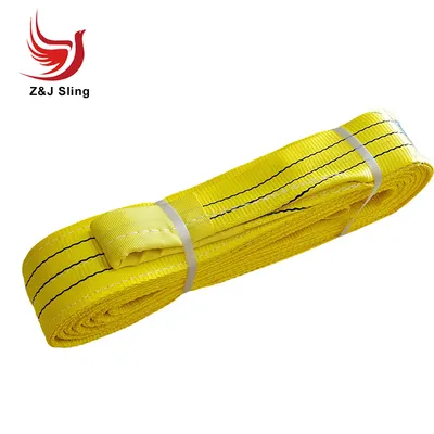 Polyester Flat Webbing Sling 6m Wll 3t Lifting Sling
