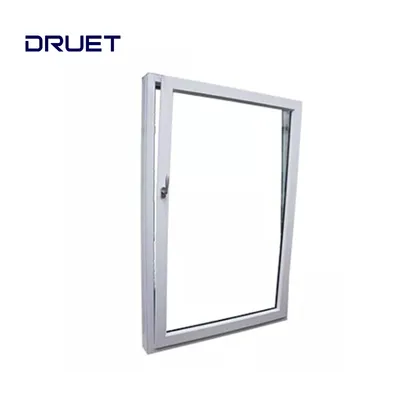 Factory Directly Supply American Style Vinyl Profile Plastic Casement Window