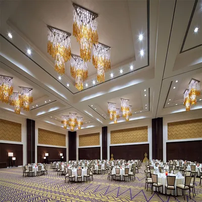 Customizable Large Hotel Decorative Glass Chandelier