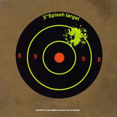 Custom High-Visibility Fluorescent Target Paper for Easy Identification
