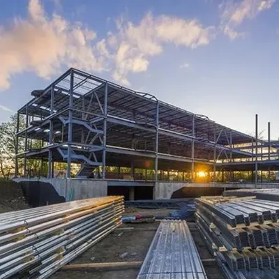 Customizable Steel Garage Structure for Versatile Multi-Story Parking