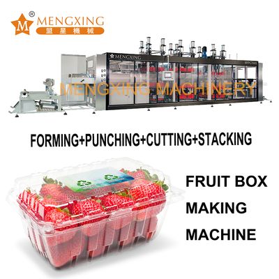 4 Stations Pressure & Vacuum Forming Machine
