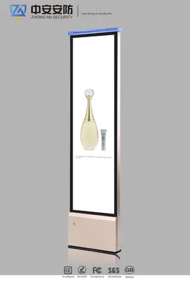 EAS 58kHz Alarm System with Advertising Light Box for Garment Store