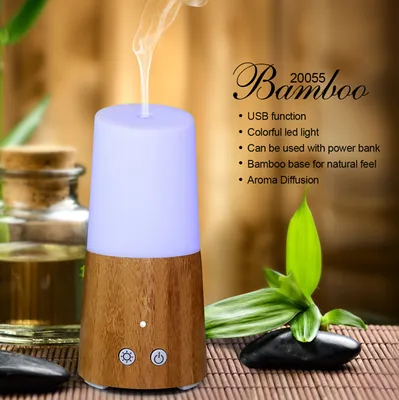 Aromacare Bamboo Mini USB Room Humidifier (20055)