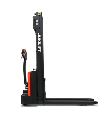 All-Electric 1.5 Ton Walking Stackers Standing Operation Battery-Powered Forklifts with Automatic Features