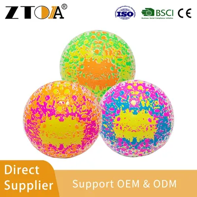 6inch Custom Printed Colorful PVC Inflatable Ball for Kids Play Toy