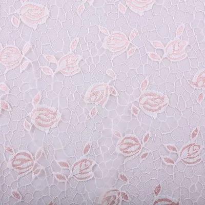Japanese Style Polyester Nylon Lace Fabric