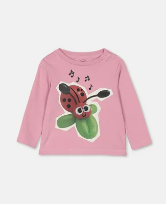 Timtex Ladybug Cotton Rib T-Shirt