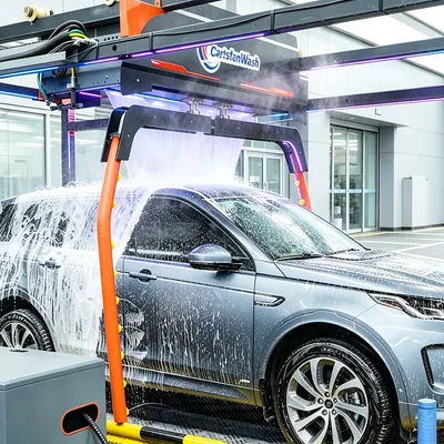 Automatic Touchless Car Wash Machine 6 High Power Blowers Smart Sensor LED Screen Voice Prompt Commercial Car Washing Equipment