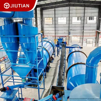 Energy Saving Cassava Residue Dryer Machine Rotary Drum Drying Equipment