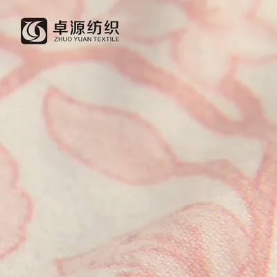 DTY Spandex with Double Side Brushed Knitting Print Fabric