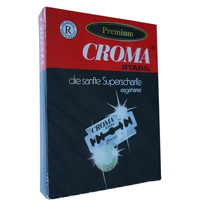 Croma Lames Chrome Platine Sweden Stainless Steel Super Sharp High Quality Bic Double Edge Razor Blades