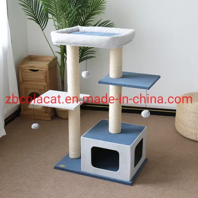 Popular Durable Sisal Modern Cat Tree for Big Cats Kitten Furniture