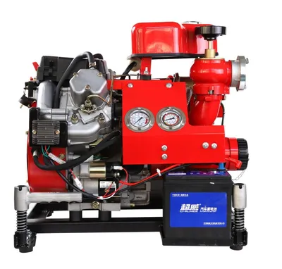 Fire Equipment 25 HP Diesel Portable Fire Fighting Water Pump