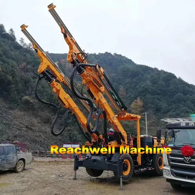 Tunneling Jumbo Kj321 Kj421 Kj422 Compact Two-Boom Jumbo for Straight Hole Face Drilling in Cavern Excavation with Console Automatic Drilling Reduced Over-Break
