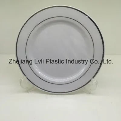 Plastic Plate, Disposable, Tableware, Tray, Dish, Colorful, PS, SGS, Hot Stamp Plate, PA-01