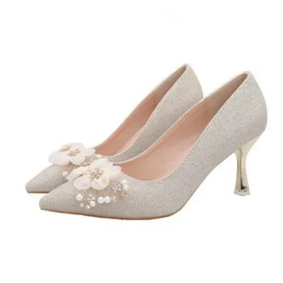 Fa316-A232 New Wedding Dress Bridal Shoes Bridesmaid Dress Heels
