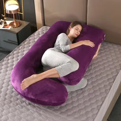 Premium Soft G-Shape Body Pillow Comfortable and Supportive Maternity Pregnancy Pillow