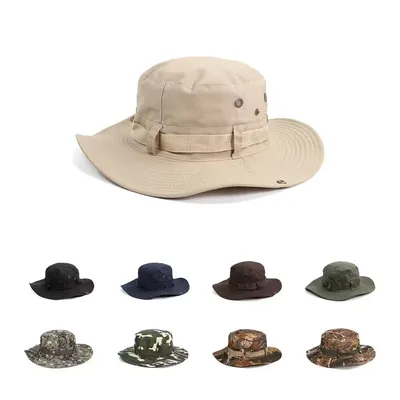Double-Sided Foldable Fishing Mountaineering Sunscreen Visor Bucket Hat