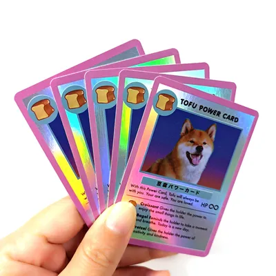 Custom Holographic Foil Film Printing Trading Cards Collectrible Game Cards Packs