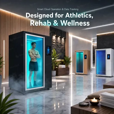 -120c Full Body Electric Cryotherapy Chamber Cryosauna Cryotherapy Equipment for Reducing Inflammation and Muscle Fatigue